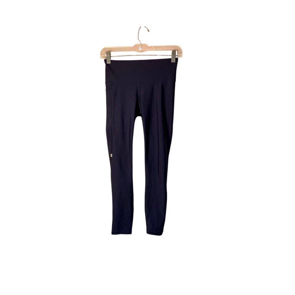Under Armour Woman’s High Rise Ankle Length Leggings side pockets S/sm